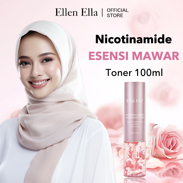 Ellen Ella -Toner Esensi Niacinamide Bercahaya 100ml